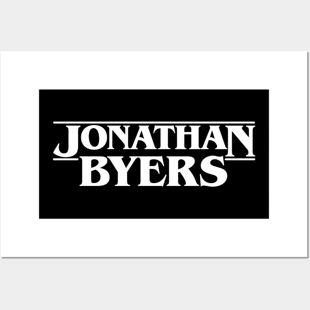 Jonathan Stranger Byers Things Wall Art by gastaocared